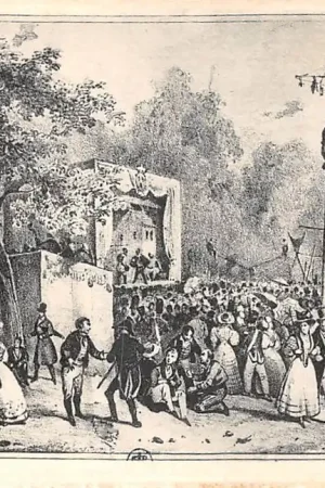Najlepsza cena Frankrijk Ancien Paris Fete du Roi, aux Champs-Elysees, vers 1835 France Europa HC52445