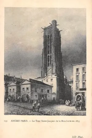 Zamów teraz Frankrijk Ancien Paris La Tour Saint-Jacques de la Boucherie en 1835 France Europa HC52423