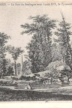 Ekspresowa dostawa Frankrijk Ancien Paris Le Bois de Boulogne sous Louis XVI, la Pyramide France Europa HC52415