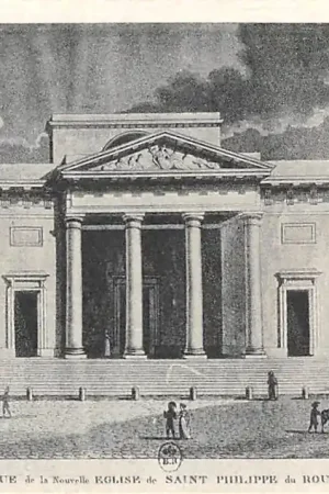 Zwrot pieniędzy Frankrijk Ancien Paris L'Eglise Saint-Philippe-du-Roule, sous la Restauration France Europa HC52404