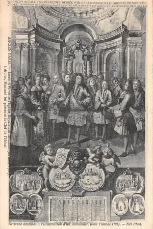 Premium Frankrijk Ancien Paris Louis XVI visite Eglise Roayale des Invalides 15 aout 1706 France Europa HC52399