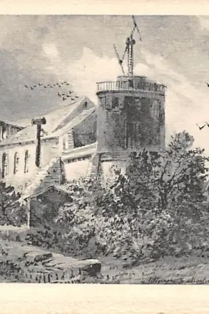 Autentyczny Frankrijk Ancien Paris Butte Montmartre, ancien Telegraphe aerien (1850) France Europa HC52390