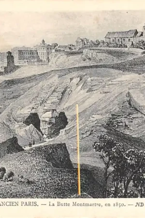 Frankrijk Ancien Paris La Butte Montmartre en 1850 France Europa HC52388 Oferta limitowana