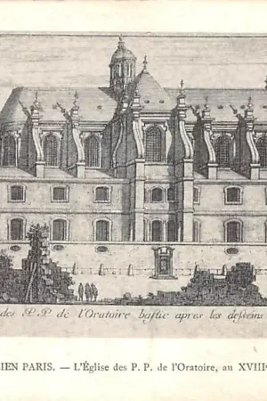Rabat Frankrijk Ancien Paris L'Eglise des P.P. de L'Oratoire, au XVIIIe siecle France Europa HC52386