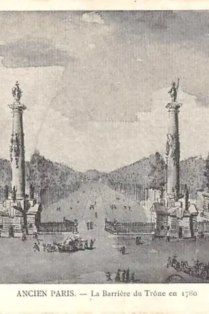 Frankrijk Ancien Paris La Barriere du Trone en 1780 France Europa HC52362 Wyprzedaż