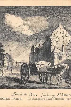 Frankrijk Ancien Paris La Faubourg Saint-Honore, vers 1765 France Europa HC52355 Oferta limitowana