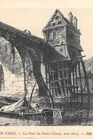 Premium Frankrijk Ancien Paris Le Pont' de Saint-Cloud, vers 1805 France Europa HC52350