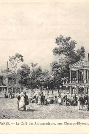 Oferta limitowana Frankrijk Ancien Paris Le Café des Ambassadeurs, aux Champs-Elysees, en 1847 France Europa HC52334