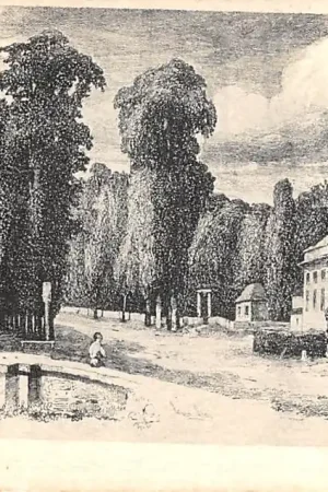 Frankrijk Ancien Paris L'entree des Champs-Elysees, au cours la Reine, en 1830, la chaussee France Europa HC52332 Popularny