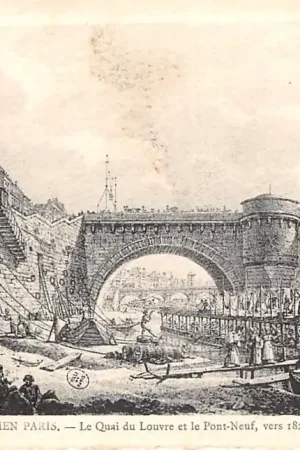 Najlepsza cena Frankrijk Ancien Paris Le Quai du Louvre et le \\