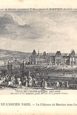 Darmowa dostawa Frankrijk Environs Ancien Paris Le Chateau de Meudon sous Louis XV (1733) France Europa HC52277
