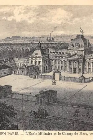 Frankrijk Ancien Paris L'Ecole Militaire et la Champ de Mars, vers 1840 France Europa HC52268 Kup teraz
