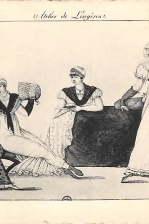 Wysoka jakość Frankrijk Moeurs et Costumes de L\\u2019Ancien Paris France Vintage Klederdracht Europa HC52235