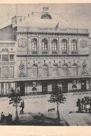 Frankrijk Ancien Paris Le Theatre de la Gaite, Boulevard du Temple en 1840 France Europa HC52215 Zwrot pieniędzy