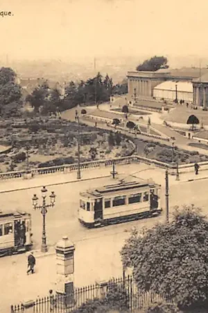 Autentyczny België Brussel Bruxelles Jardin Botanique Tram 1925 Europa HC52180