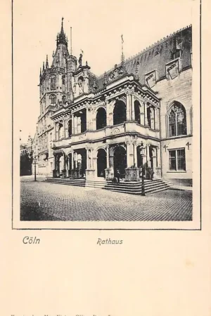 Darmowa dostawa Duitsland Köln Cöln Rathaus Deutschland Europa HC52157