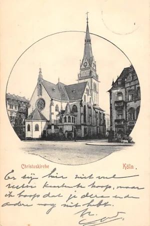 Duitsland Köln Christuskirche 1906 Deutschland Europa HC52155 Promocja