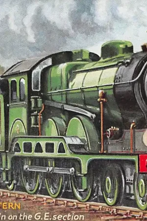 Oryginalny Engeland London & North Eastern Continental Boat Train on the G.E. section Railways Train Spoorwegen Treinen England Europa HC51458