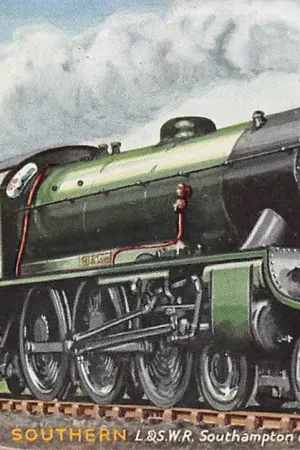 Ostatnia szansa Engeland Southern L.& S.W.R. Southampton Boat Express Stoomlocomotief Railways Spoorwegen Treinen England Europa HC51456