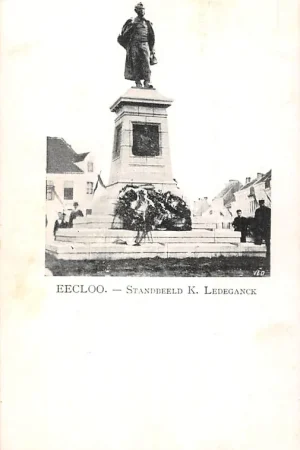 Promocja België Eeklo Eecloo Standbeeld K. ledegank 1900 Europa HC51365