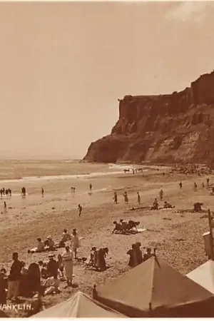 Bezpieczna płatność Engeland Shanklin Apley Bathing Beach England Europa HC51357