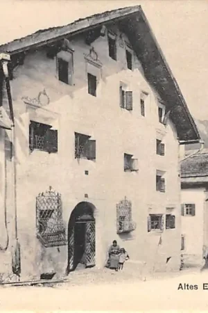 Ostatnia szansa Zwitserland Chur - St. Moritz Altes Engadinerhaus 1900 Schweiz Switzerland Europa HC51351