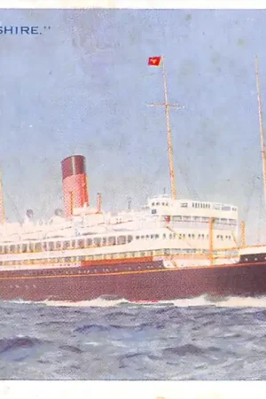 Engeland Bibby Line M.V. Worcestershire Liverpool Schepen Scheepvaart England Europa HC51313 Wysoka jakość