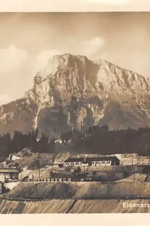 Oostenrijk Eisenerz Erzberg mit Pfaffenstein 1925 Austria Österreich Europa HC51202 Popularny