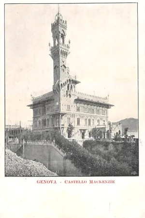 Italië Genova Castello Mackenzie 1900 Italia Europa HC51154 Wysoka jakość