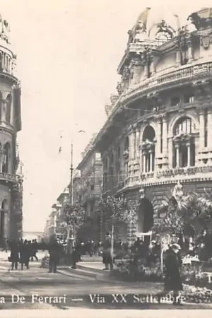 Italië Genova Piazza De Ferrari - Via XX Settembre Italia Europa HC51152 Wyprzedaż