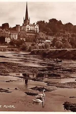 Rabat Engeland Ross-on-Wye from the river Herefordshire England Europa HC51140