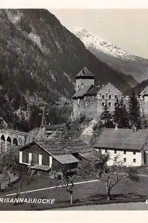 Ostatnia szansa Oostenrijk Schloss Wiesberg Bahn Trisannabrucke Spoorbrug Spoorwegen Österreich Austria Europa HC51123