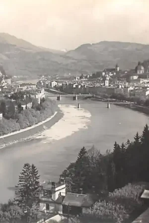 Oostenrijk Salzburg v. Mulln Photokarte Österreich Austria Europa HC51121 Autentyczny