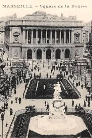 Frankrijk Marseille Square de la Bourse Tram France Europa HC51107 Bezpieczna płatność