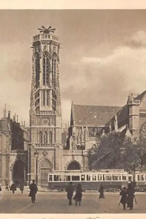 Frankrijk Paris Tram L'Eglise Saint-German l'Auxerrois France Europa HC51100 Kup teraz