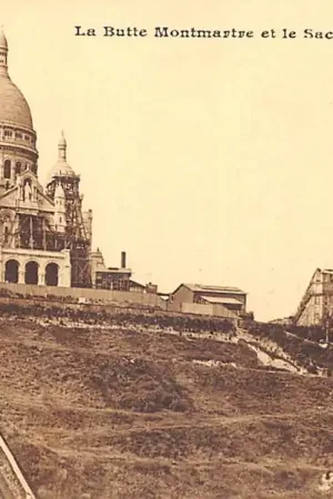Bezpieczna płatność Frankrijk Paris La Butte Montmartre et le Scare-Coeur Ascenseurs lift Tram France Europa HC51097