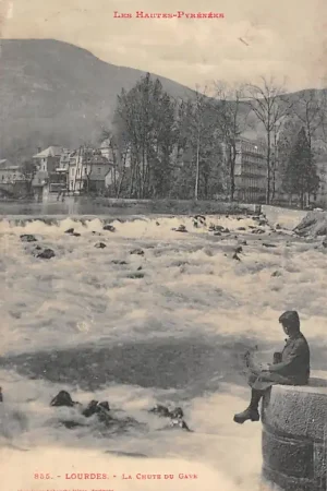 Frankrijk Lourdes La Chute du Gave 1920 France Europa HC51092 Kup teraz