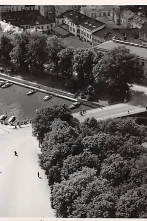 Zamów teraz Finland Turku Aurajoki The River of Aura 1952 Fotokaart Suomi Europa HC51080