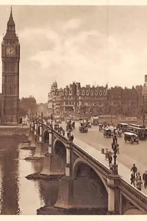 Engeland London Westminster Bridge TramBus England Europa HC51069 Bezpieczna płatność