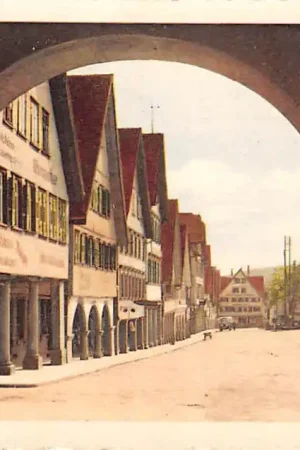 Premium Duitsland Freudenstadt Schwarzwald Marktplatz 1934 Deutschland Europa HC51045