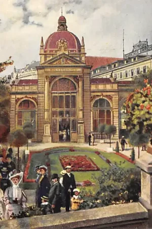 Wyprzedaż Duitsland Wiesbaden Der Kochbrunnen Illustrator H. Hoffmann Deutschland Europa HC51016