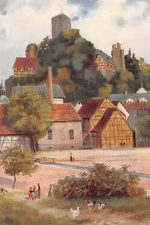 Duitsland Sonnenberg bei Wiesbaden Illustrator H. Hoffmann Deutschland Europa HC50984 Niska cena