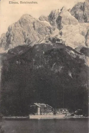 Darmowa dostawa Duitsland Hotelneubau Eibsee bei Garmisch-Partenkirchen 1915 Deutschland Europa HC50973