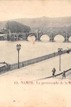 België Namur La Promenade de la Meuse Namen 1900 Europa HC50259 Popularny