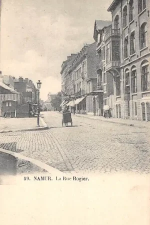 België Namur La Rue Rogier Namen 1900 Europa HC50253 Autentyczny