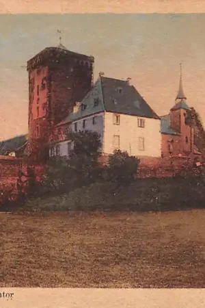 Oryginalny Duitsland Zons a. Rh. Rheintor 1922 Deutschland Europa HC49823