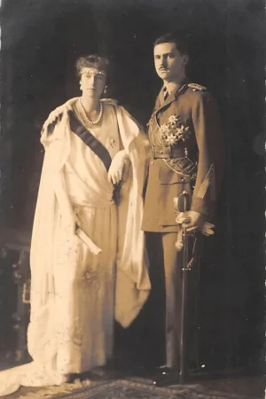 Wysoka jakość Luxemburg Groothertogin Charlotte von Luxemburg en Felix van Bourbon-Parma Koningshuis Luxembourg Europa HC49323