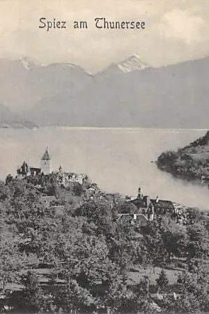 Zwitserland Spiez am Thunersee Schweiz Suisse Switzerland Europa HC49224 Autentyczny