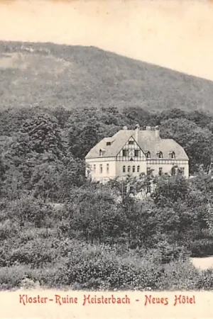 Zwrot pieniędzy Duitsland Kloster-Ruïne Heisterbach Neues Hotel Paul Krieger Post Oberdollendorf a. Rh. Deutschland Europa HC49211