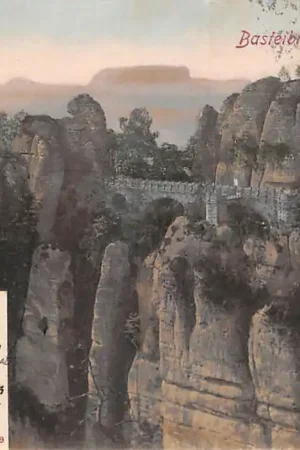 Zwitserland Basteibrucke Sachs Schweiz 1902 Suisse Switzerland Europa HC49205 Kup teraz